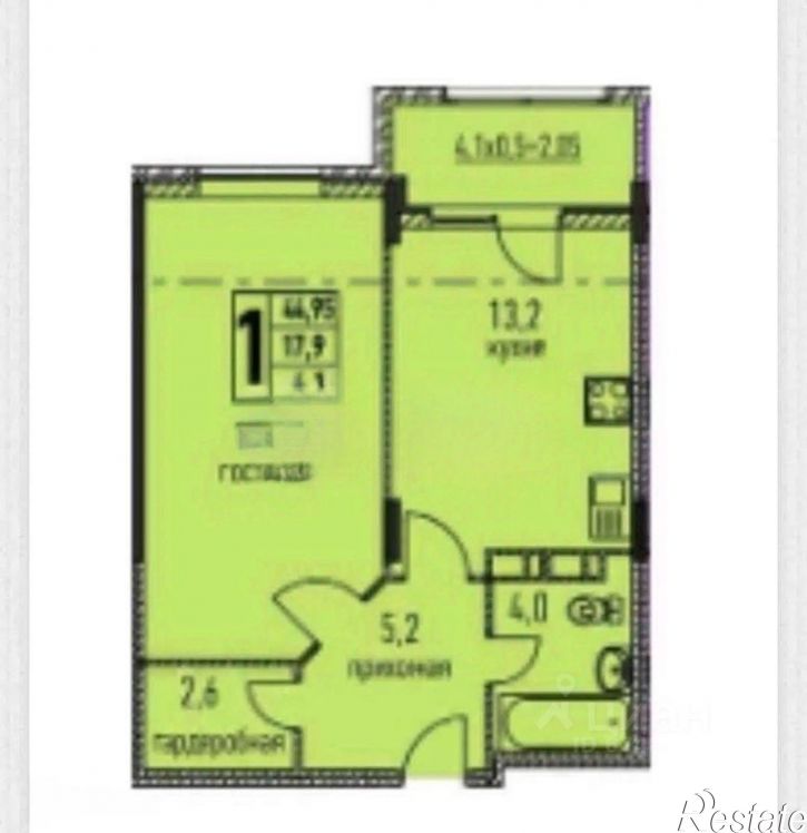 1-комн квартира ул Таманская, 121 15,  д. 121 15,  к. 15
