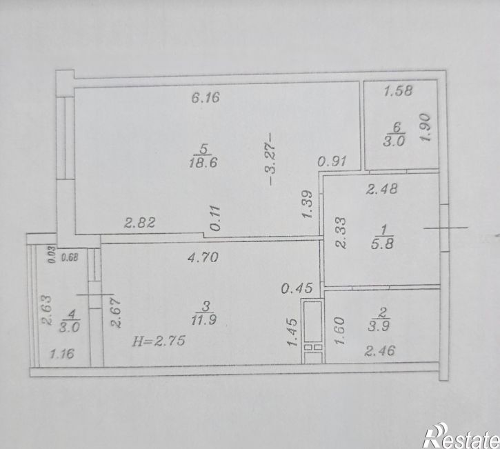 1-комн квартира Анапское шоссе, 18к2