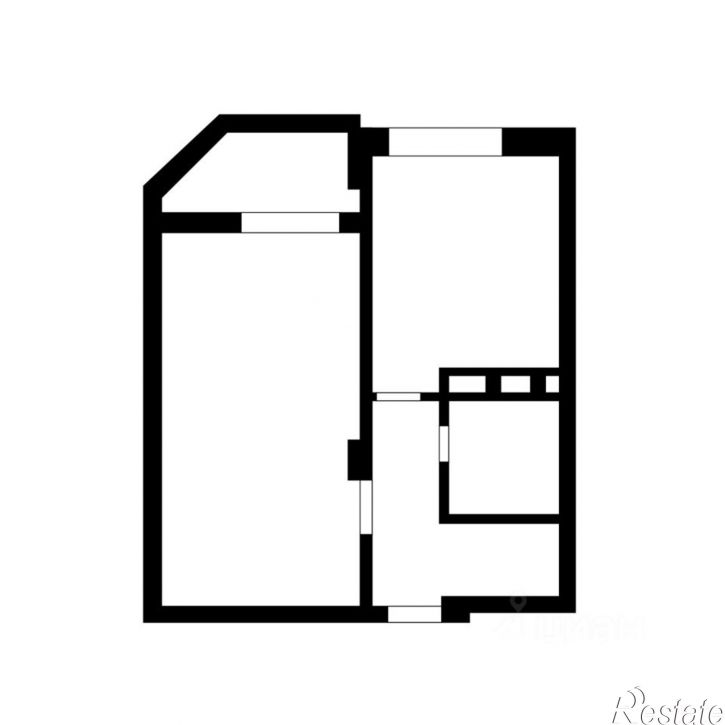 1-комн квартира ул Крестьянская, 27 1,  д. 27 1,  к. 1