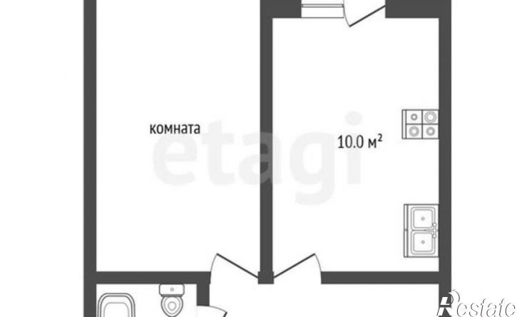 1-комн квартира ул Лермонтова, 118А,  д. 118А