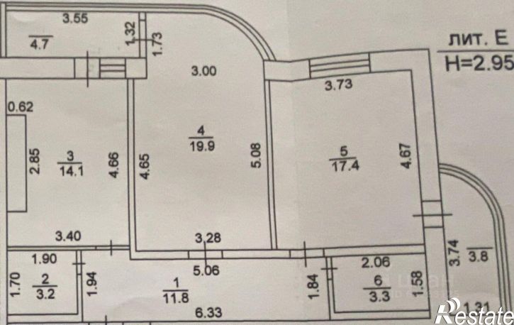 2-комн квартира улица Крылова, 17/5,  д. 17/5