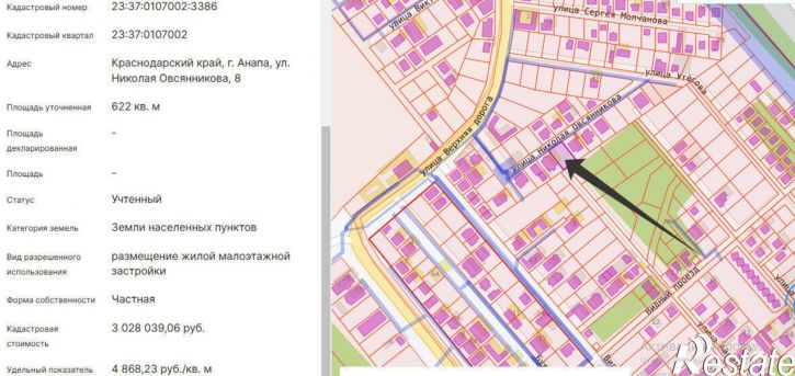 Земельный участок Анапа