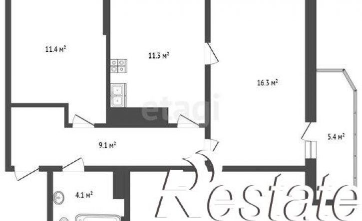 2-комн квартира Анапское шоссе, 32 к4,  д. 32 к4