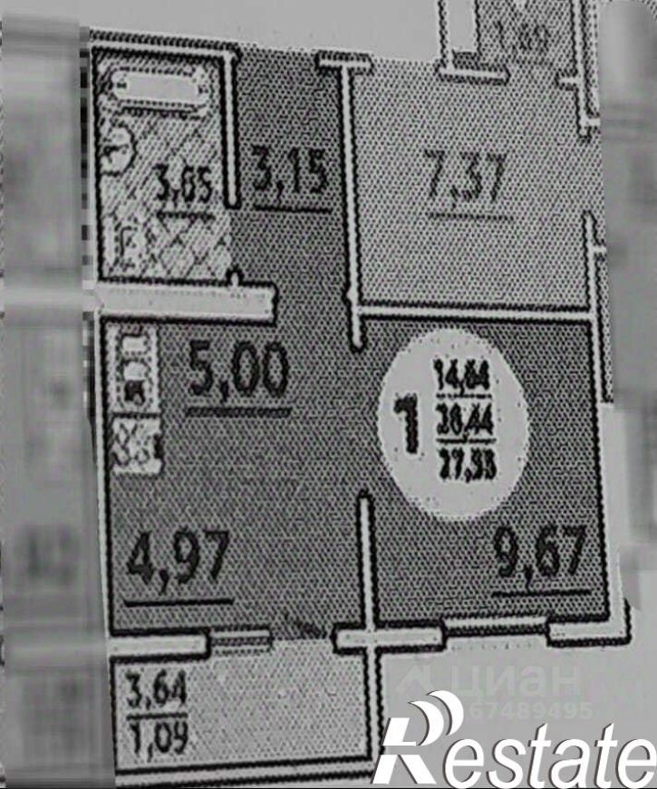 1-комн квартира улица Адмирала Пустошкина, 22 с13,  д. 22 с13