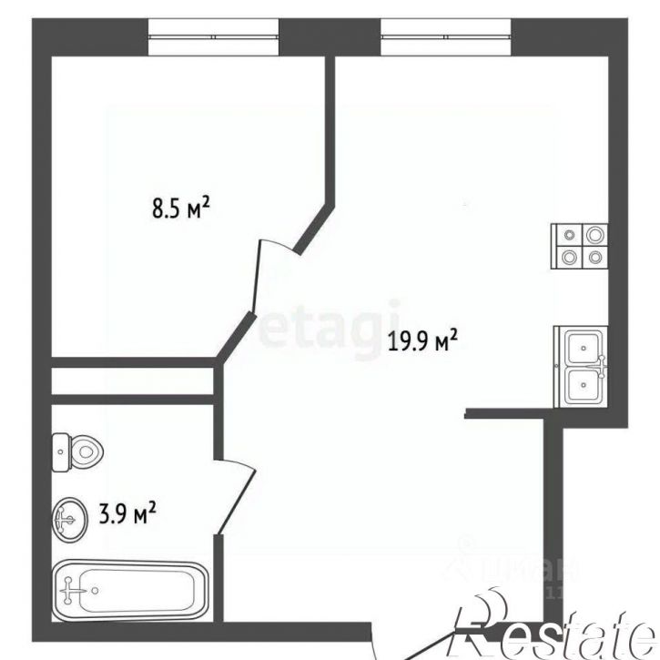 1-комн квартира улица Ленина, 241к2,  д. 241к2