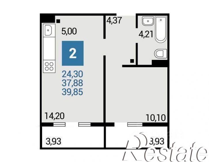 2-комн квартира улица Ленина, 237,  д. 237