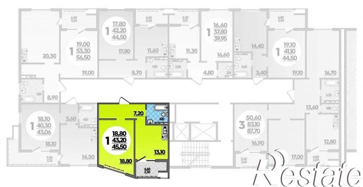 1-комн квартира в новом доме улица Адмирала Пустошкина, 22 с2,  д. 22 с2