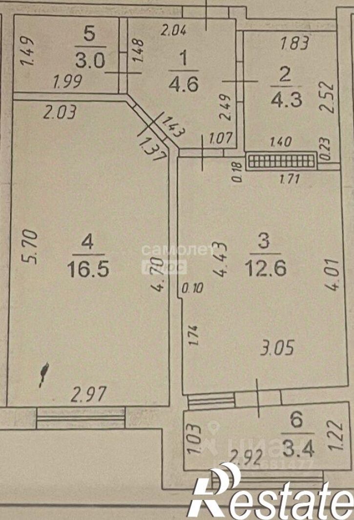 1-комн квартира Заводская улица, 28В к1,  д. 28В к1