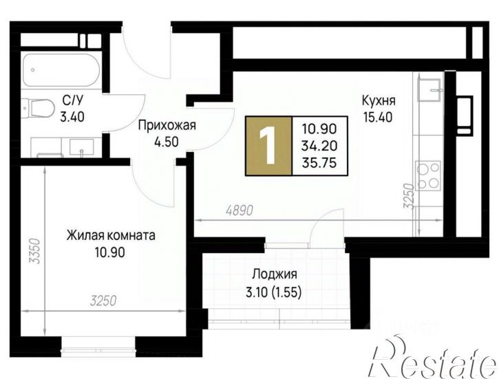 1-комн квартира в новом доме улица Ленина, 148,  д. 148