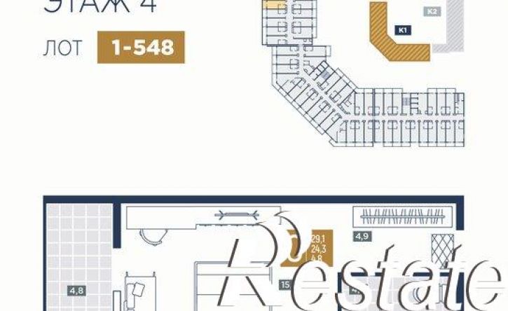 1-комн квартира в новом доме Пионерский проспект, 32Г,  д. 32Г