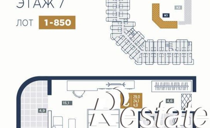 1-комн квартира в новом доме Пионерский проспект, 32Г,  д. 32Г