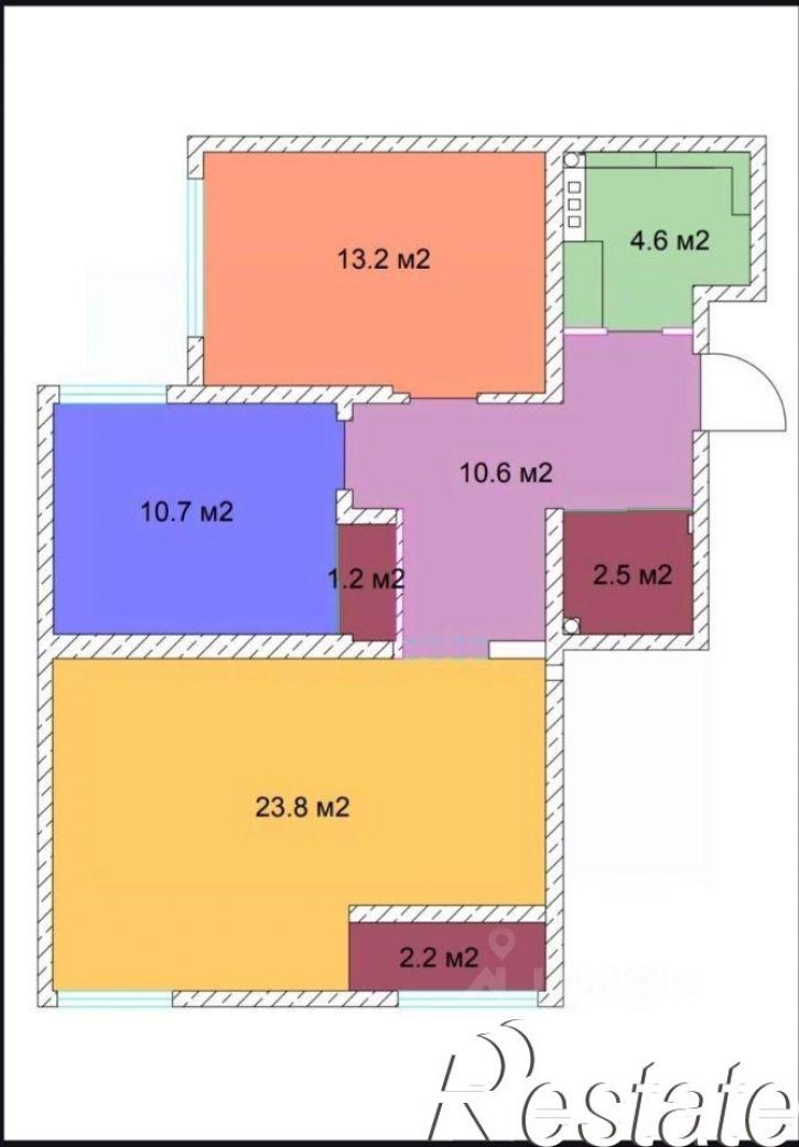 2-комн квартира улица Толстого, 130 к2,  д. 130 к2