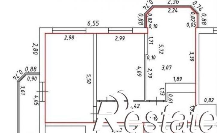 2-комн квартира Анапское шоссе, 32 к6,  д. 32 к6