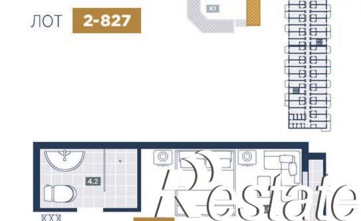 1-комн квартира в новом доме Пионерский проспект, 32Г,  д. 32Г