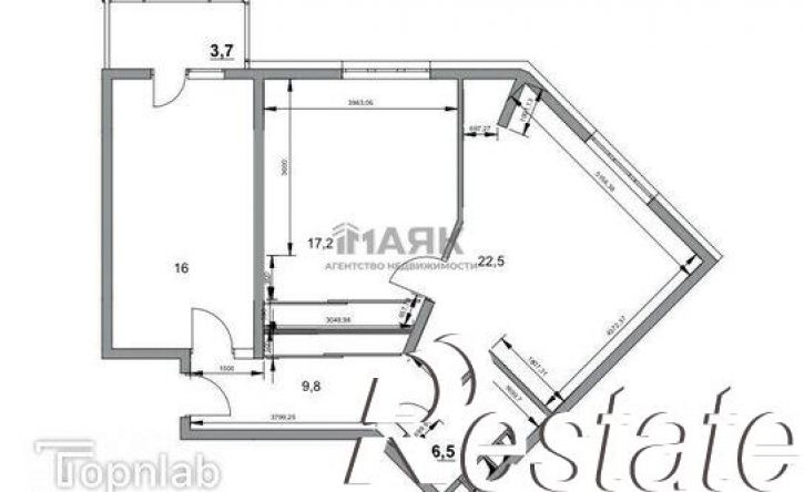 2-комн квартира Мирная улица, 29 к6,  д. 29 к6