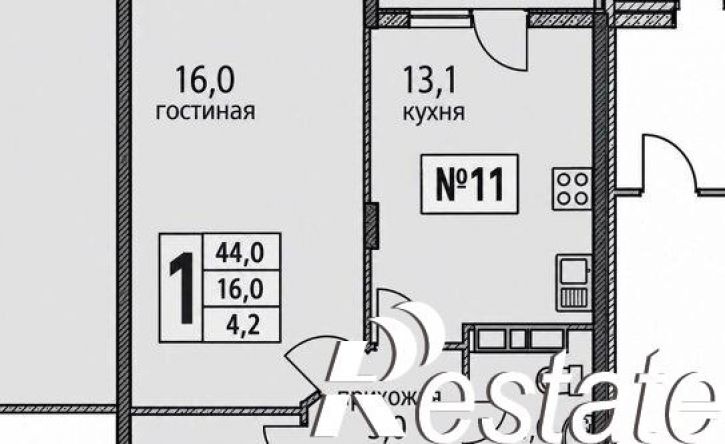 1-комн квартира Таманская улица, 121 к9,  д. 121 к9
